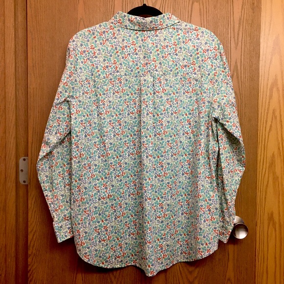 Pretty Floral Linen Top - Picture 6 of 6